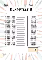 Vorschau - Arbeitsblätter - Freihandmaterial - Klapptest bis 1.000.000 - Klasse 4 - Seite 3