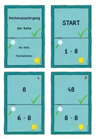 Vorschau - Spiele - Rechenspaziergang 8er Reihe Multiplikation - Seite 2
