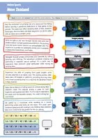 Vorschau - Arbeitsblätter - Action Sports in New Zealand - Escape Room (Reading & Mediation) - Seite 1