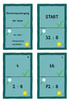 Vorschau - Spiele - Rechenspaziergang 8er Reihe Multiplikation und Division - Seite 2