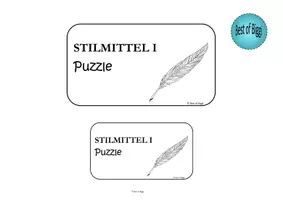 Vorschau - Spiele - Stilmittel I - Merkblatt & Puzzle für die Unterstufe - Seite 3