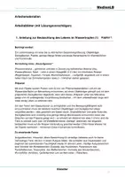 Vorschau - Arbeitsblätter - Einzeller - Arbeitsblätter mit Lösungen - Deckblatt