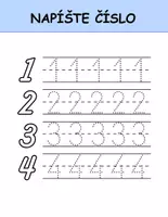 Náhľad - ✍️ Zábava s číslami: Naučte sa písať 1-10 🔟 - strana 1