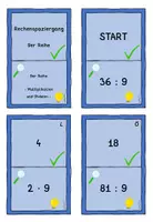 Vorschau - Spiele - Rechenspaziergang 9er Reihe Multiplikation und Division - Seite 2