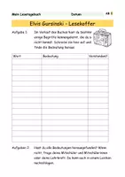 Vorschau - Arbeitsblätter - Lesetagebuch zum Buch Elvis Gursinski (Kirsten Reinhardt) - Seite 2