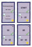 Vorschau - Spiele - Rechenspaziergang 10er Reihe Multiplikation - Seite 2