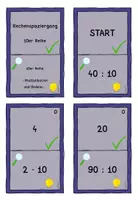 Vorschau - Spiele - Rechenspaziergang 10er Reihe Multiplikation und Division - Seite 2