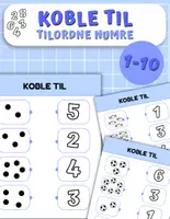 forhåndsvisning - 🚀 Matematikk tallreise: Koble sammen bildene! 🔟 - omslagsark