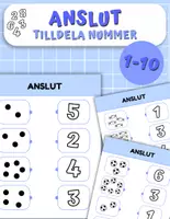förhandsvisning - 🚀 Matematikens nummerresa: Anslut bilderna! 🔟 - försättsblad