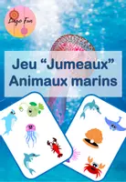 Aperçu - Jeux - Jeu de vocabulaire Jumeaux thème Animaux Marins - Page de couverture