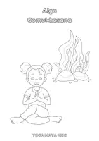 Vista previa - Juegos / Gamificación - 60 Posturas de yoga para colorear - página 1