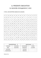 anteprima - Esercizi - Il presente indicativo: la seconda coniugazione (con autocorrezione) - Pagina di copertina