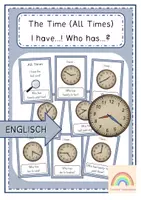 Vorschau - Spiele - The Time - I have...! Who has...? (All Times) - Deckblatt