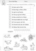 Vorschau - Stationenlernen - Tiere in aller Welt | Lesen | Leseverstehen - Seite 1
