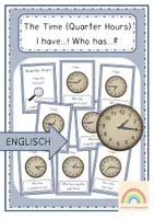 Vorschau - Spiele - The Time - I have...! Who has...? (Quarter Hours) - Deckblatt