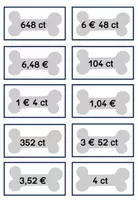 Vorschau - Spiele - Hunde Geld Drillinge finden Euro Cent Mathe 2.Klasse 3.Klasse - Seite 1