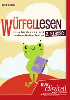 Vorschau - Arbeitsblätter - Würfellesen – 2. Klasse (Leseförderung mit vorbereiteten Texten) - Deckblatt