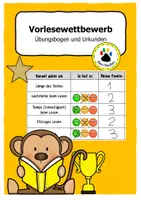 Vorschau - Anderer Materialtyp - Materialpaket Wettbewerbe - vorlesen und Gedicht vortragen - Seite 1