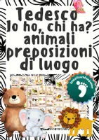anteprima - Giochi - Tedesco - Io ho, chi ha? - Animali e preposizioni di luogo - Pagina di copertina