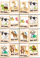 Vista previa - Juegos / Gamificación - Alemán - Yo tengo, ¿quién tiene? - Animales y preposiciones de lugar - página 2