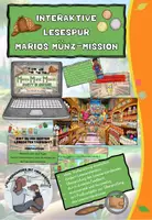 Vorschau - Spiele - Marios Münz-Mission, interaktive Lesespur, Lesespurgeschichte, 2. Klasse, 3. Klasse, 4. Klasse, 5. Klasse, Lesen, Einkaufen, - Deckblatt