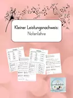 Vorschau - Arbeitsblätter - Materialpaket: Notenlehre - Seite 1