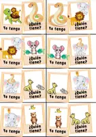 Aperçu - Jeux - Espagnol - Yo tengo, ¿quién tiene ? - Animaux et prépositions de lieu - Page 3