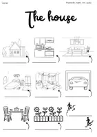 Vista previa - Manualidades / Dibujos para colorear - THE HOUSE. Vocabulary book - página 3