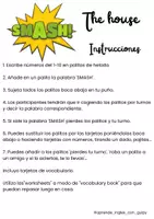Vista previa - Manualidades / Dibujos para colorear - THE HOUSE . "Smash game" and "vocabulary book" - página 2