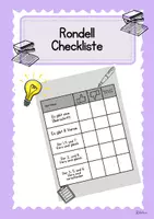Vorschau - Arbeitsblätter - Checkliste Rondell - Deckblatt
