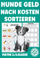 Vorschau - Stationenlernen - Hunde Materialpaket Geld Euro und Cent Mathe 2. Klasse 3. Klasse - Seite 1