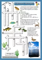 Vorschau - Spiele - Ökosystem See - Kreuzworträtsel und Gesprächskarten mit Lösung (Klasse 6 7 8) - Seite 2