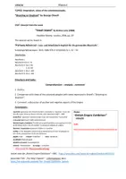 Vorschau - Klassenarbeiten - Klausur- Empire - Shooting an Elephant -Small Island - Deckblatt