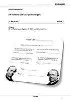 Vorschau - Arbeitsblätter - Genetik - Arbeitsblätter mit Lösungen - Deckblatt
