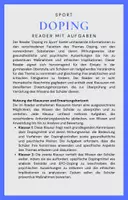 Vorschau - Stundenentwürfe - Sport Oberstufe - Doping - Reader mit zwei Klausuren inkl. EWH - Seite 1