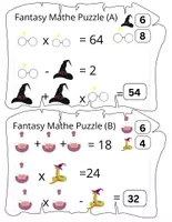 Vorschau - Spiele - Fantasy Mathematikrätsel (Level 1) - Seite 2