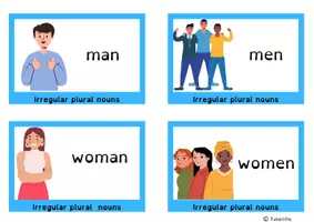förhandsvisning - Irregular Plural Nouns Material Bundle - sida 3