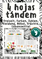 Vorschau - Arbeitsblätter - 4 hojas tándem / Tandembögen - Freizeit Früchte Kleidung Möbel - Deckblatt