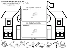 Vista previa - Hojas de trabajo - LAPBOOK ESCUELA - página 3