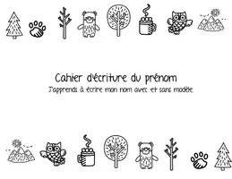Aperçu - Feuilles d'exercices - Cahier écriture du prénom - Page de couverture