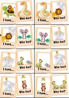 Aperçu - Jeux - Anglais - I have, who has? - Animaux et prépositions de lieu - Page 3