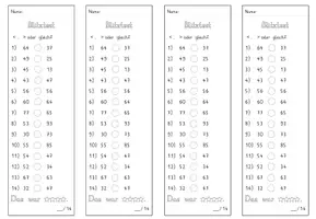 Vorschau - Test - Blitztest_Mathe_kleiner, größer, gleich_Zahlenraum 100 - Seite 3