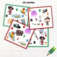 Aperçu - Jeux - Repérage visuel Pirates Scol - Page de couverture