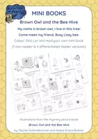Vorschau - Stationenlernen - Brown Owl and the Bee Hive - MINI BOOKS - Deckblatt