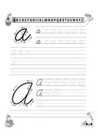 anteprima - Esercizi - Cursive Tracing Letter and Color Unicorn - Pagina 2