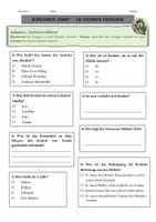 Vorschau - Klassenarbeiten - Klassenarbeit "Krabat" mit EWH - Einen Tagebucheintrag schreiben (Kl. 6) - Deckblatt