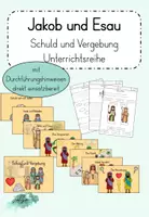 Vorschau - Stundenentwürfe - Jakob und Esau-Schuld und Vergebung-Unterrichtsreihe - Deckblatt