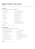 Aperçu - Feuilles d'exercices - Batman V Superman - Dawn of Justice (fiches de travail en anglais sur le film) - Page 2