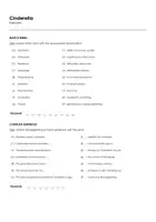 Aperçu - Feuilles d'exercices - Cinderella (fiches de travail en anglais sur le film) - Page 2