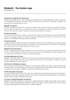 Aperçu - Feuilles d'exercices - Elizabeth - The Golden Age (fiches de travail en anglais sur le film) - Page 1